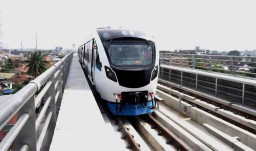 Satu Unit Kereta Transportasi Asian Games 2018 Masih Diuji Coba