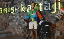 Pemuda ini Nekat Mudik Bersepeda Jakarta-Kediri Selama 5 Hari