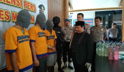 Polres Madiun Punya Cara Unik Sadarkan Tersangka Pengedar Narkoba