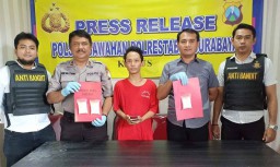 Penangkapan Kurir Sabu oleh Polisi Lalu Lintas Berlangsung Dramatis