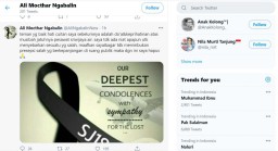 Ngabalin Akhirnya Copot Foto 'Pesawat Menukik ke Laut' di Twitter 