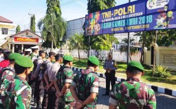 Pantau Arus Mudik, Polisi dan TNI di Situbondo Gelar Patrol Saka