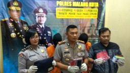 Polresta Malang Amankan Dua Pencuri dengan Modus Pecah Kaca Mobil