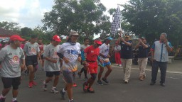 Hari Kesebelas Marathon GWK-GBK, Tiga Pelari Tiba di Kota Blitar