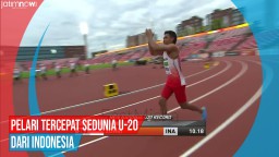 Video: Pelari Tercepat Sedunia U-20 dari Indonesia