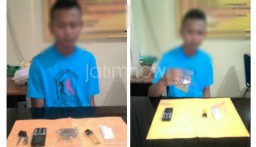 Digeledah Polisi di SPBU, Pemuda Ngawi ini Tercyduk Bawa Ganja