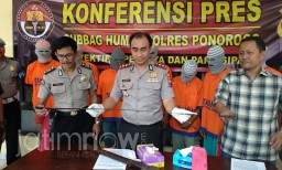 Delapan Pencuri Kayu Sono di Ponorogo Diringkus