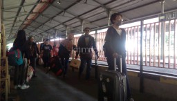 Arus Balik Sudah Mulai Terasa di Sejumlah Stasiun di Surabaya