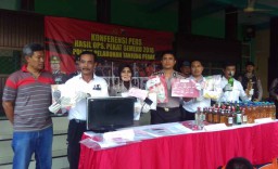 Operasi Pekat Semeru 2018, Polres Tanjung Perak Amankan 526 Tersangka