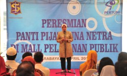 Resmikan Panti Pijat Tuna Netra, Wali Kota Risma Ingin Adil