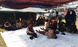 Ratusan Peserta Apel Besar Pramuka di Ponorogo Tumbang
