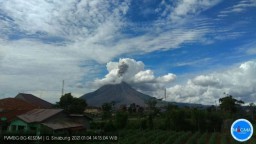 Gunung Sinabung Kembali Erupsi, Status Siaga III