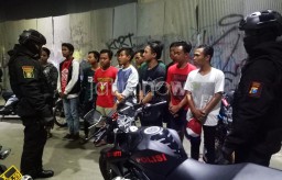 Patroli, Tim Respati Surabaya Razia Kelengkapan Komunitas Biker