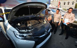 Polisi Sita 30 Mobil Bermasalah Hasil Operasi Lalu Lintas di Surabaya