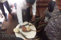 Polisi Pelabuhan Gagalkan Penyelundupan Tanduk Rusa di Surabaya
