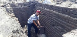 Warga Mojokerto Temukan Dinding Kuno Setinggi 2 Meter di Dalam Tanah