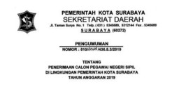 Pemkot Buka Pendaftaran CPNS Surabaya, Ini Formasi yang Dibutuhkan