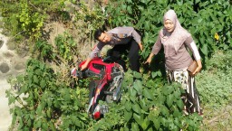 Ditemukan! Motor dan STNK Dibuang ke Parit