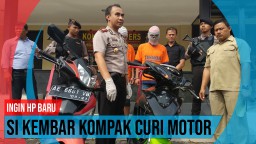 Video: Ingin HP Baru, Si Kembar Kompak Curi Motor