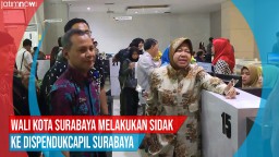Video: Wali Kota Surabaya Melakukan Sidak ke Dispendukcapil Surabaya