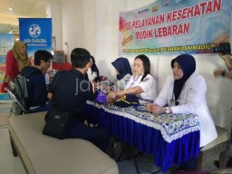 Arus Balik Lebaran, Ada Pemeriksaan Kesehatan Gratis di Stasiun Madiun