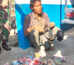 Pengemis 'Jutawan' Sempat Ditangkap POMAU Lanud Iswahjudi