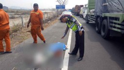 Petugas Kebersihan Ditemukan Tewas di Tol Romokalisari