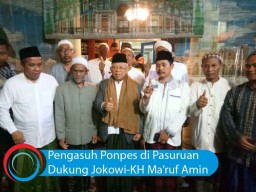 Video: Pengasuh Ponpes di Pasuruan Dukung Jokowi-KH Ma'ruf Amin
