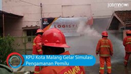 Video: KPU Kota Malang Gelar Simulasi Pengamanan Pemilu