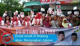 Video: Emak-emak di Malang akan Menangkan Jokowi