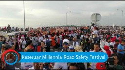 Video: Keseruan Millenial Road Safety Festival