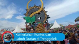Video: Kemeriahan Kontes dan Labuh Durian di Trenggalek