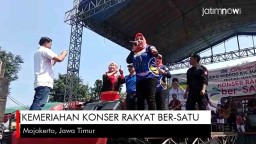Video: Kemeriahan Konser Rakyat Ber-Satu di Mojokerto