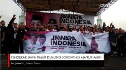 Video: Pendekar Jawa Timur Dukung Jokowi-KH Ma'ruf Amin