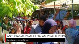 Video: Antusiasme Pemilih Dalam Pemilu 2019