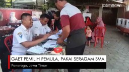 Video: Gaet Pemilih Pemula, Pakai Seragam SMA