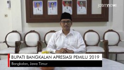 Video: Bupati Bangkalan Apresiasi Pemilu 2019