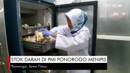 Video: Stok Darah di PMI Ponorogo Menipis