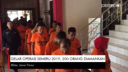 Video: Gelar Operasi Semeru 2019, 200 Orang Diamankan