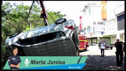 Photo Talk: Mobil Terperosok Sungai, Pengemudi Meninggal Dunia