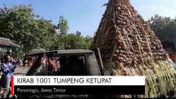 Video: Kirab 1001 Tumpeng Ketupat di Ponorogo