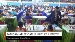 Video: Ratusan Atlet Catur Ikuti Kejurprov di Tulungagung