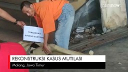 Video: Rekonstruksi Kasus Mutilasi di Malang