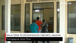 Video: Balai Desa Plosokandang Dibobol Maling
