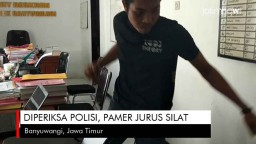 Video: Diperiksa Polisi, Pamer Jurus Silat