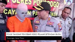 Video: Polisi Tangkap Penyebar Video Setengah Bugil Pelajar Ponorogo
