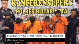 Video: Jaringan Pengedar Narkoba di Blitar Dibongkar