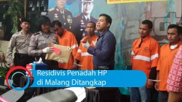 Video: Residivis Penadah HP di Malang Ditangkap