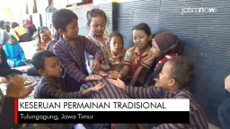 Video: Keseruan Permainan Tradisional Siswa SD di Tulungagung