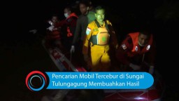 Video: Pencarian Mobil Tercebur di Sungai Tulungagung Membuahkan Hasil